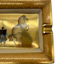 Upload the image to the Gallery viewer, Hermes Samurai with Horse Porcelain Ashtray
