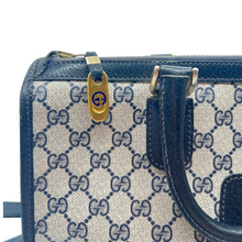 Upload the image to the Gallery viewer, Navy Leather Bag
