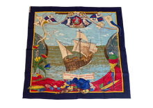 Carica l&#39;immagine nel visualizzatore di Gallery, Foulard in seta Christophe Colomb
