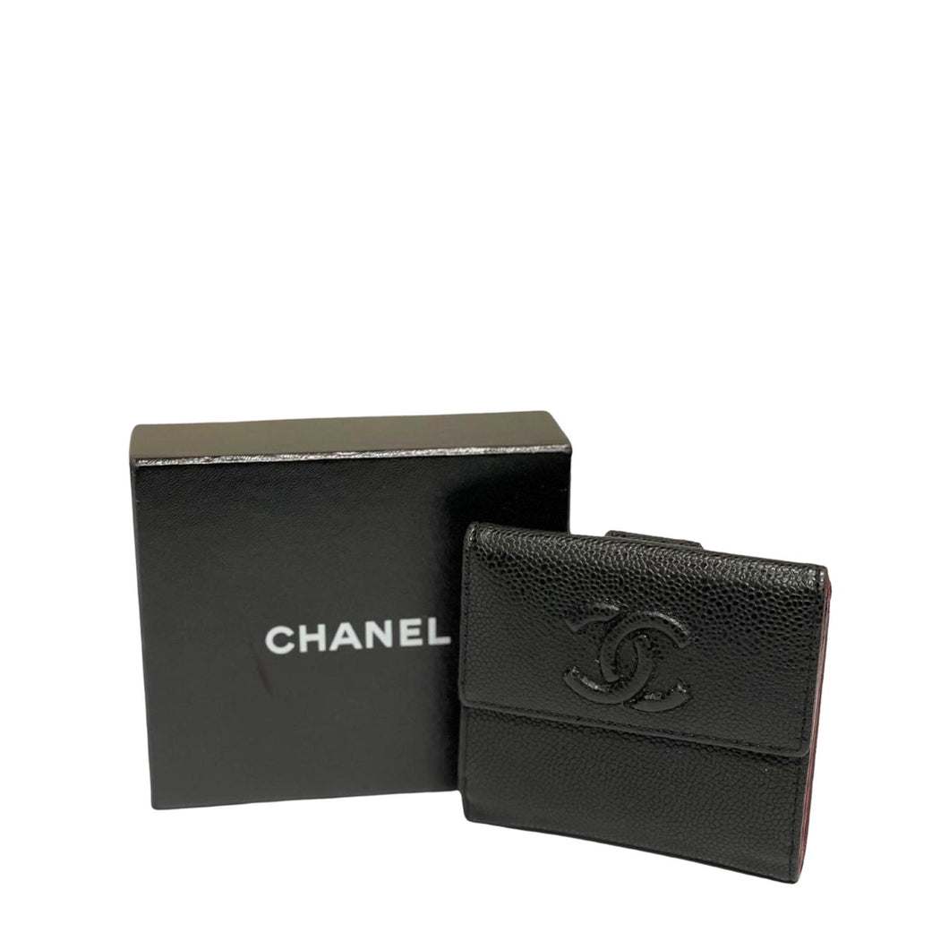 Wallet in textured leather
