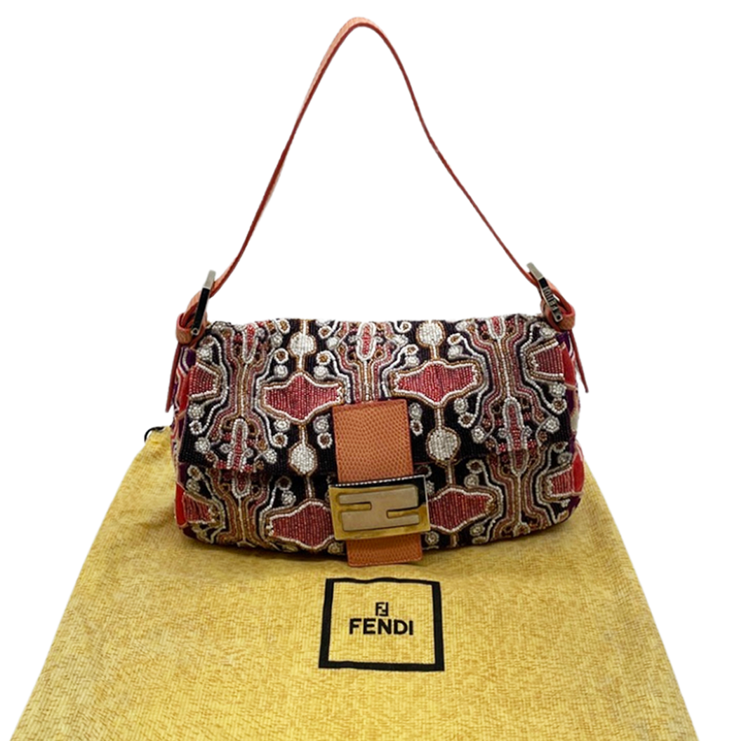 Borsa Baguette Fur