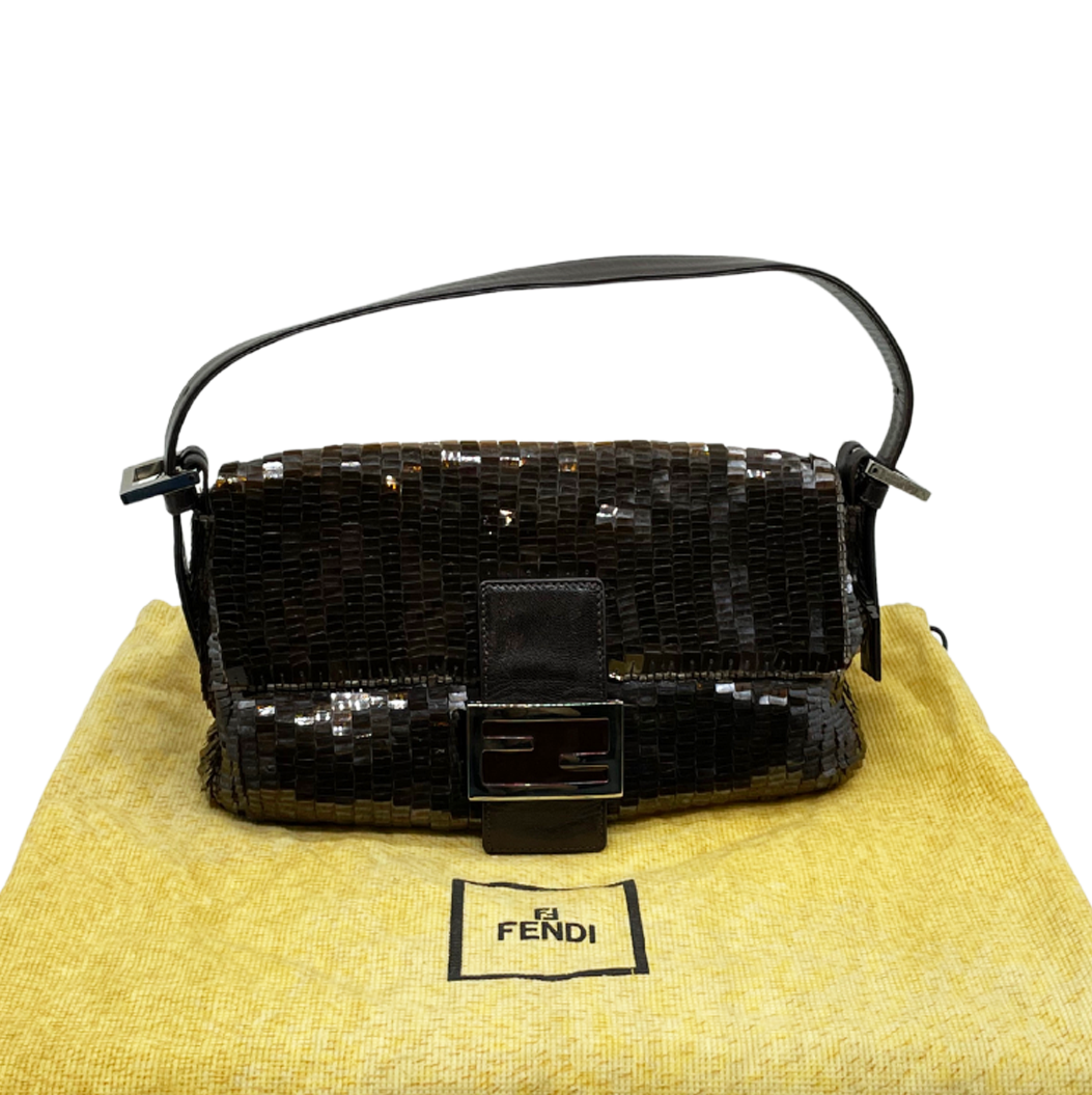 Borsa Baguette Paillettes